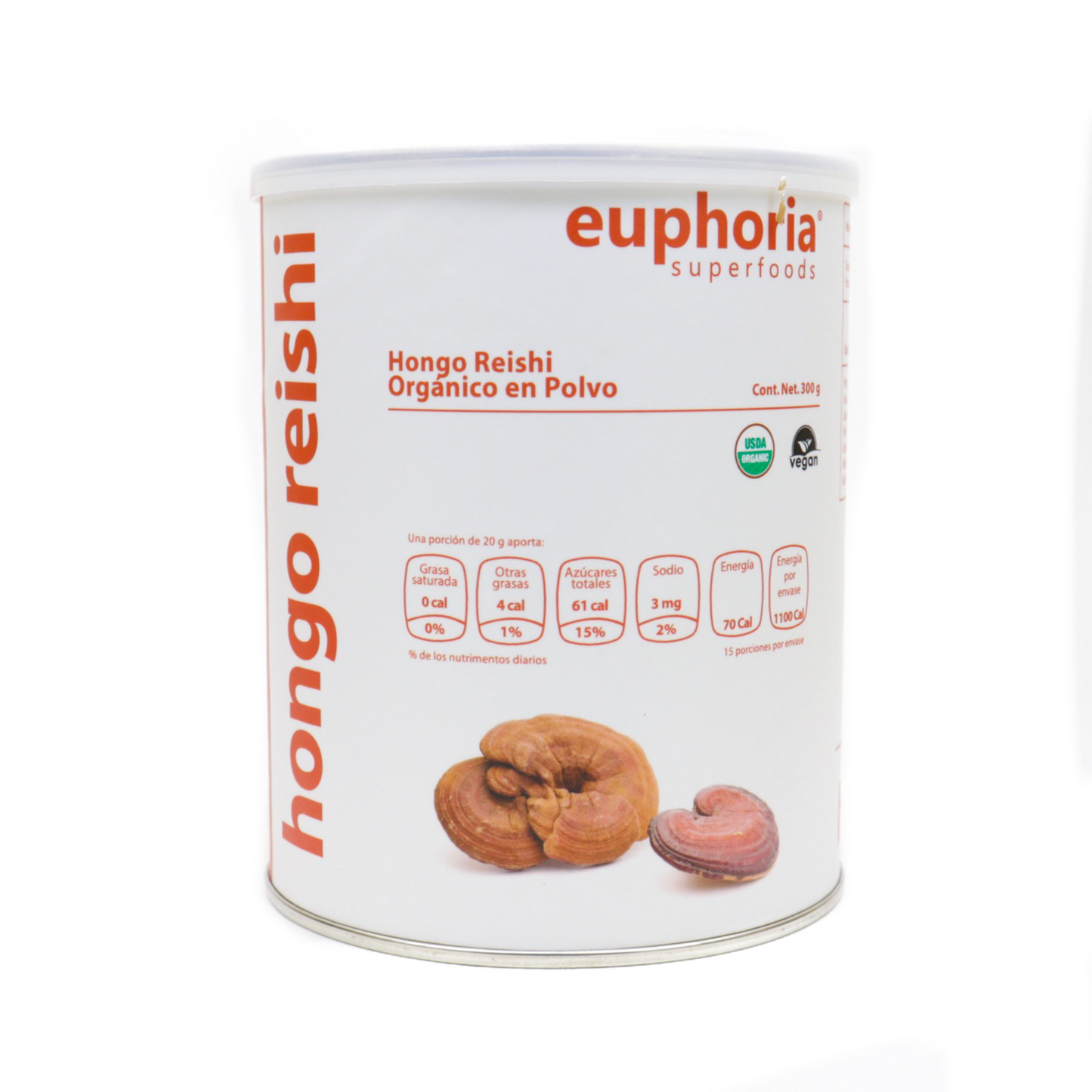 Hongo reishi orgánico - Euphoria Superfoods