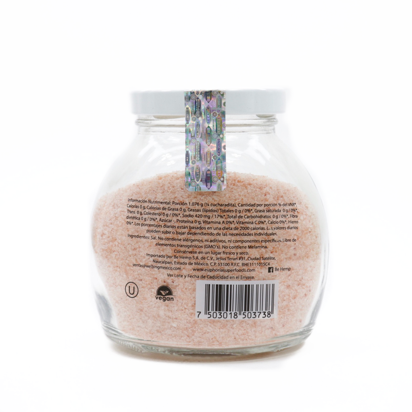 Sal rosa del Himalaya natural - Euphoria Superfoods