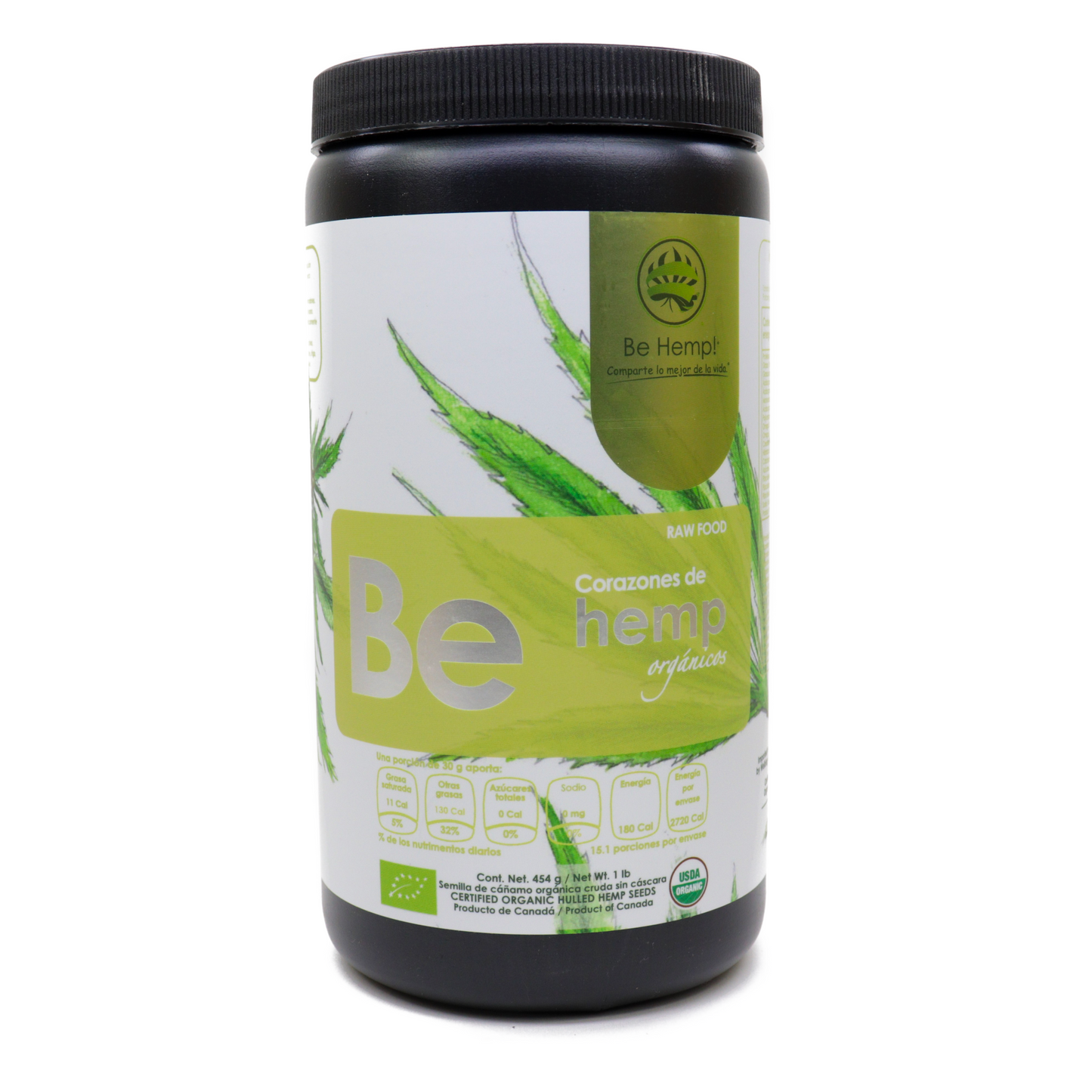 Corazones de hemp orgánicos - Be Hemp!
