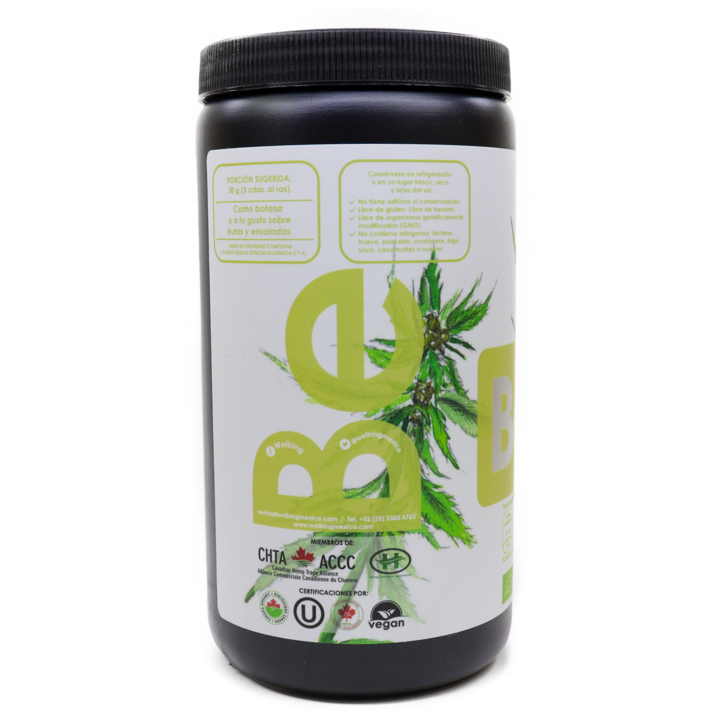 Corazones de hemp orgánicos - Be Hemp!