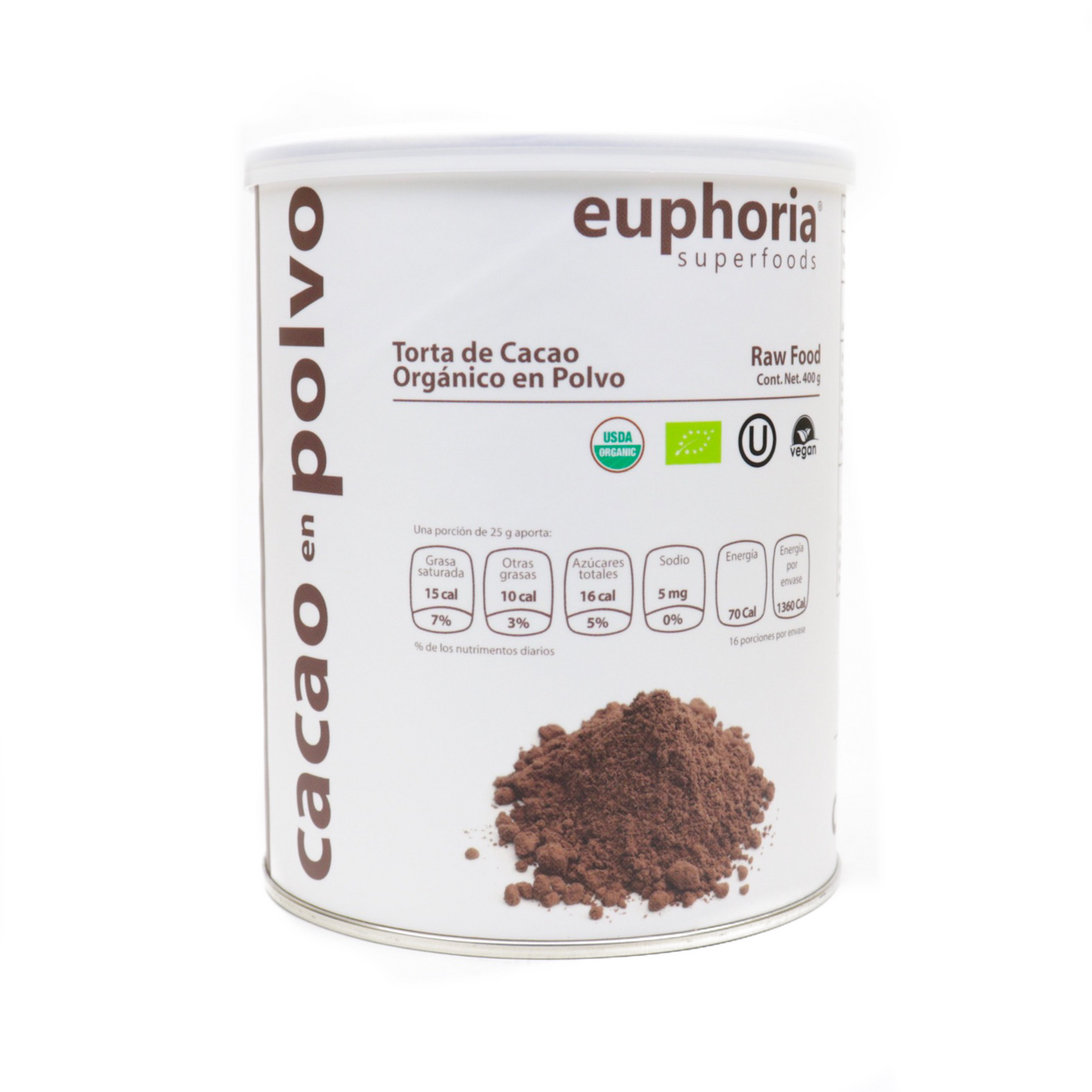 Cacao orgánico - Euphoria Superfoods