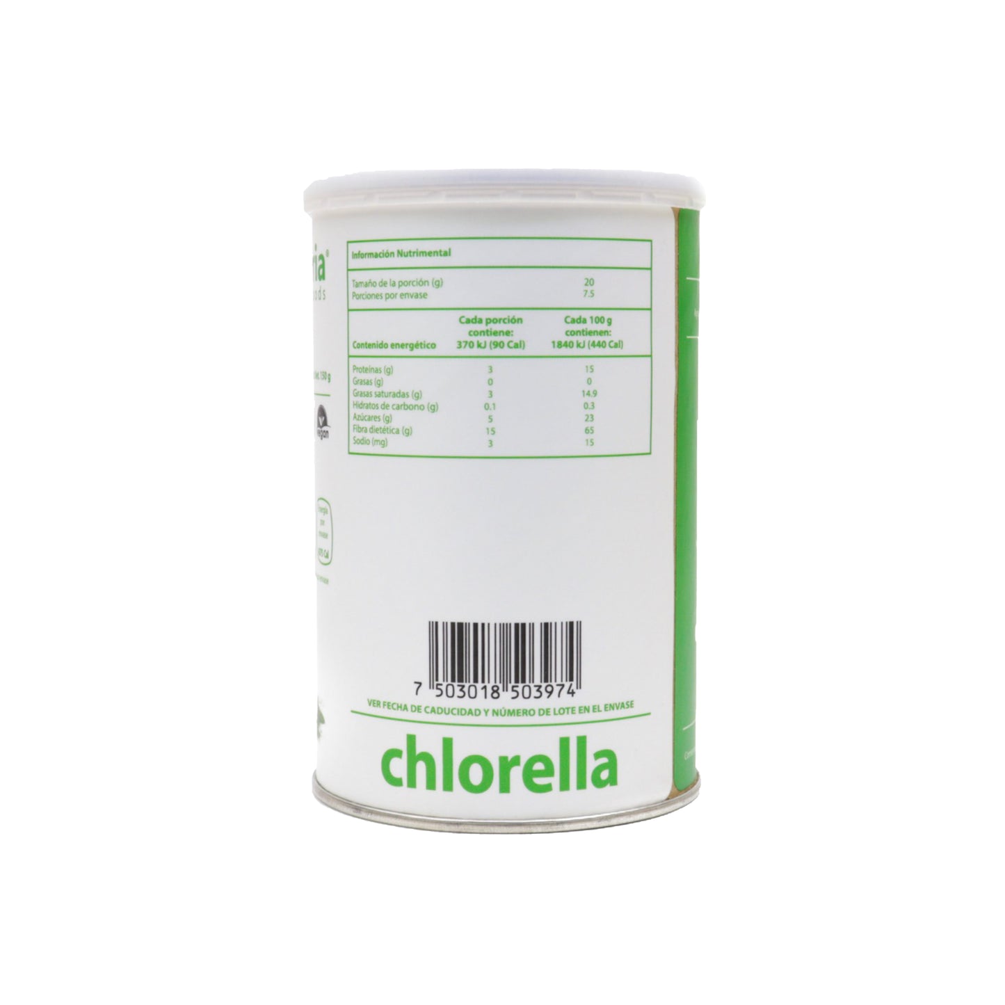 Chlorella orgánico - Euphoria Superfoods