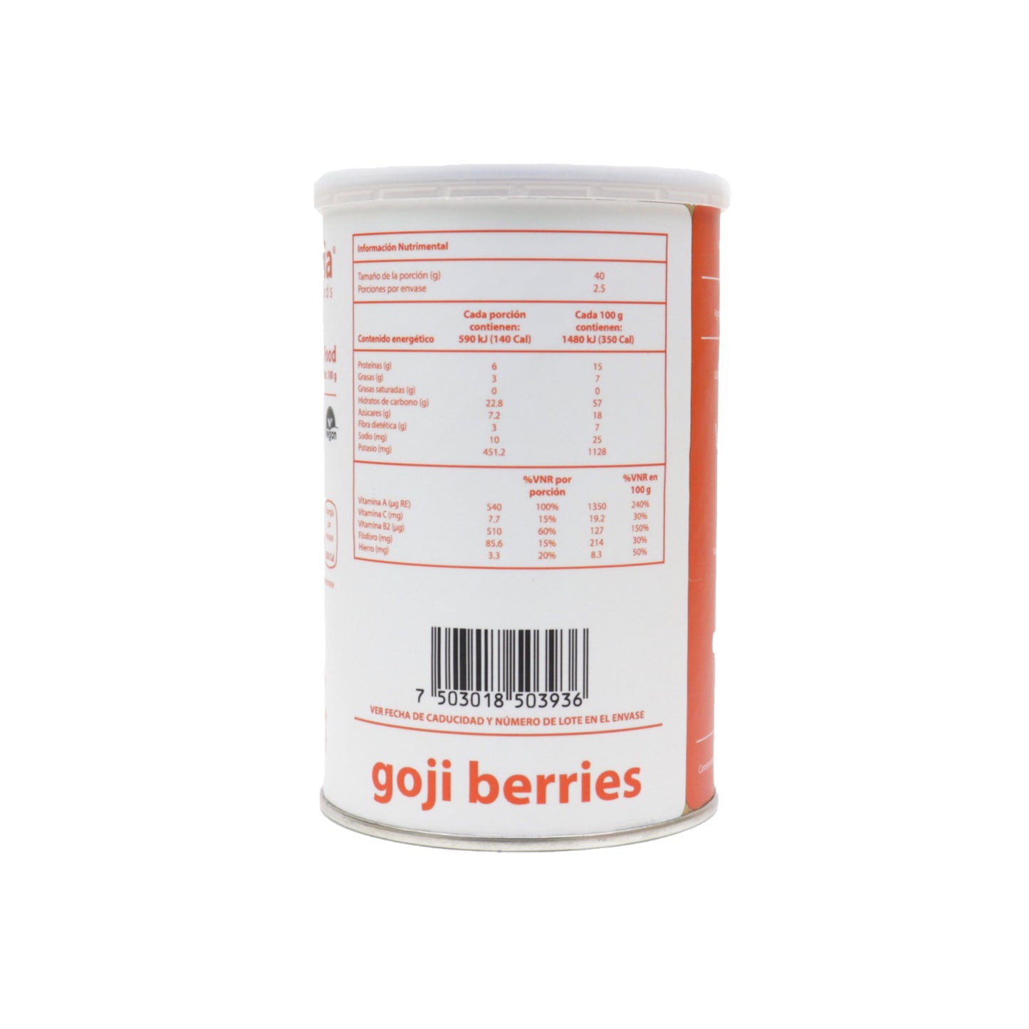 Goji berries orgánicos - Euphoria Superfoods