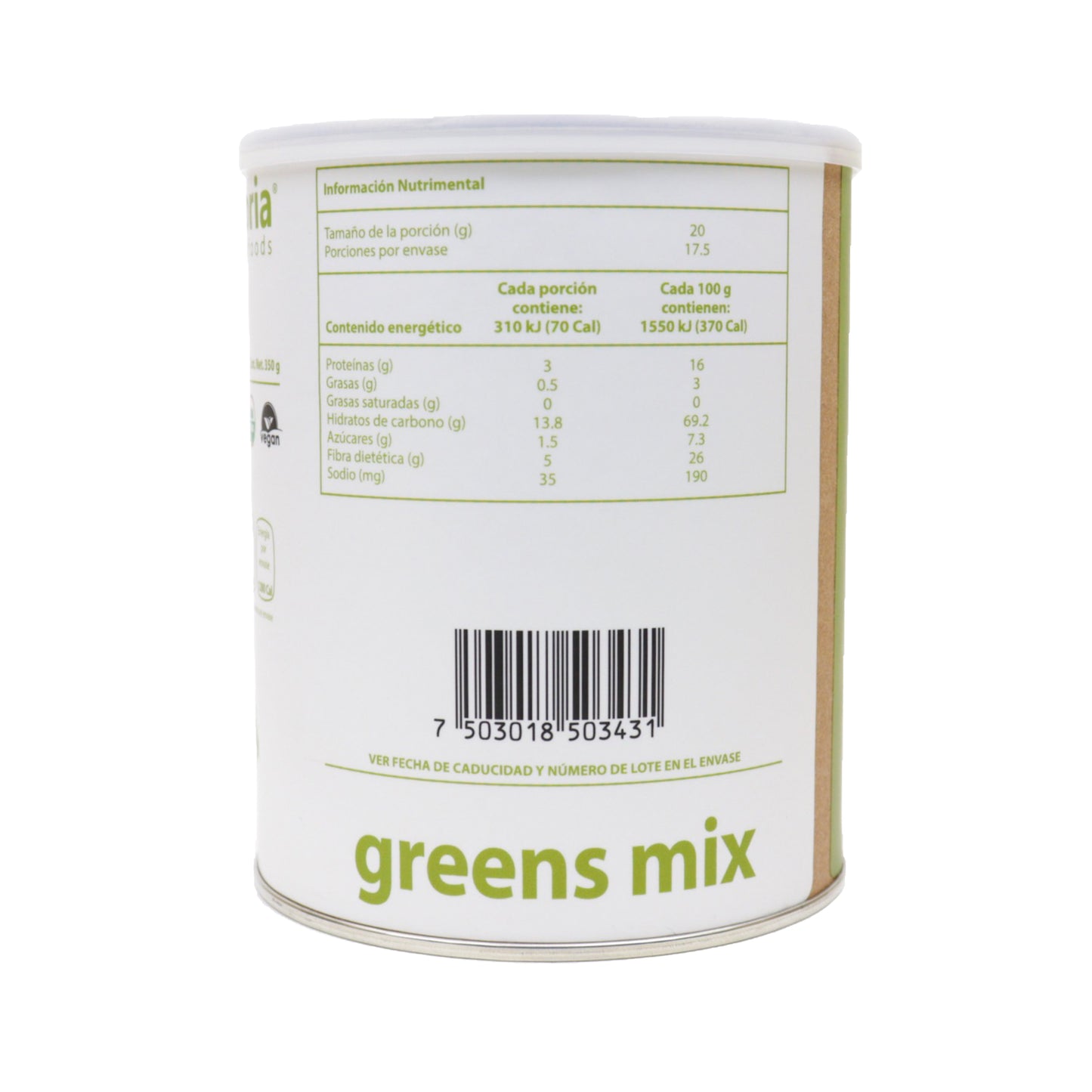 Greens mix orgánico - Euphoria Superfoods
