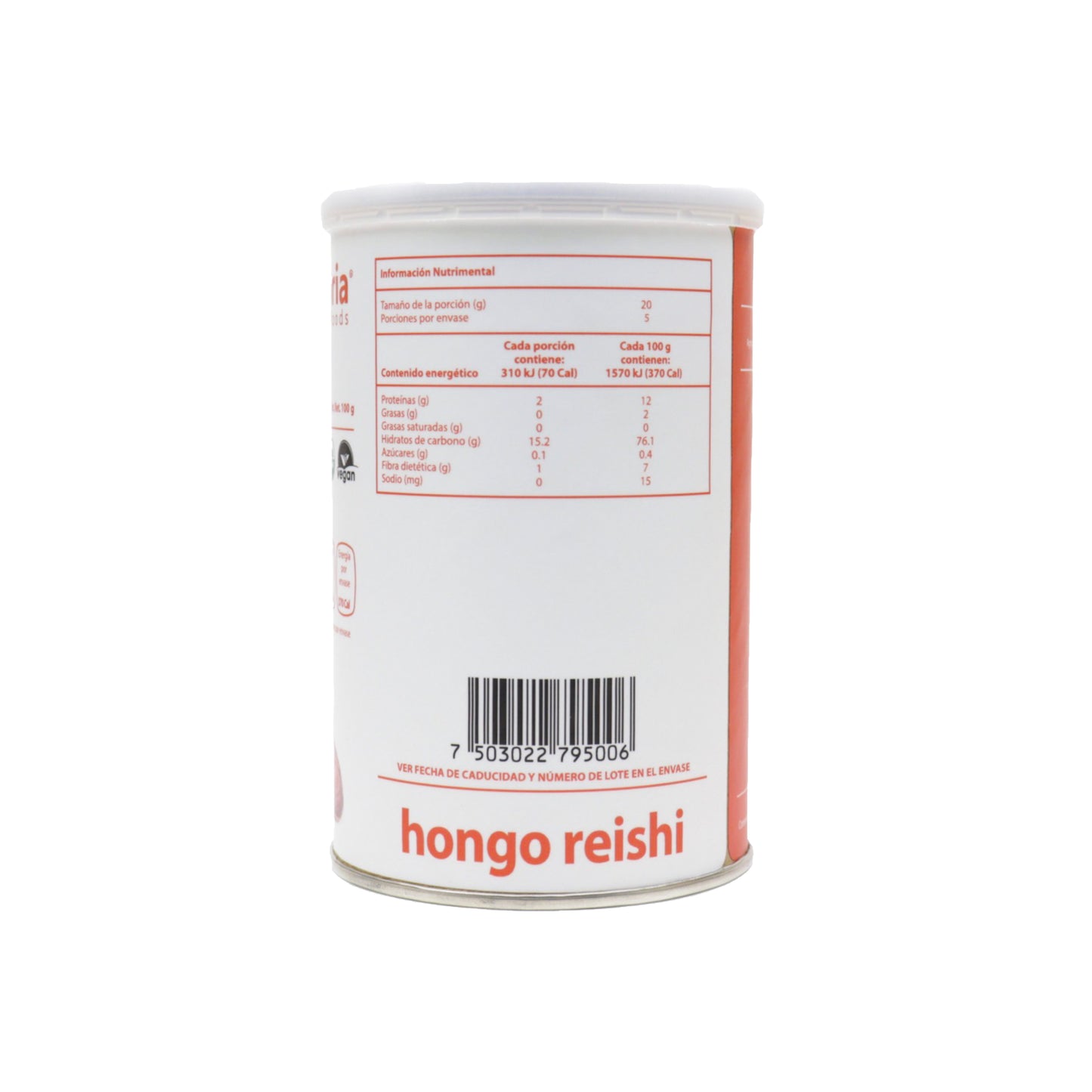Hongo reishi orgánico - Euphoria Superfoods