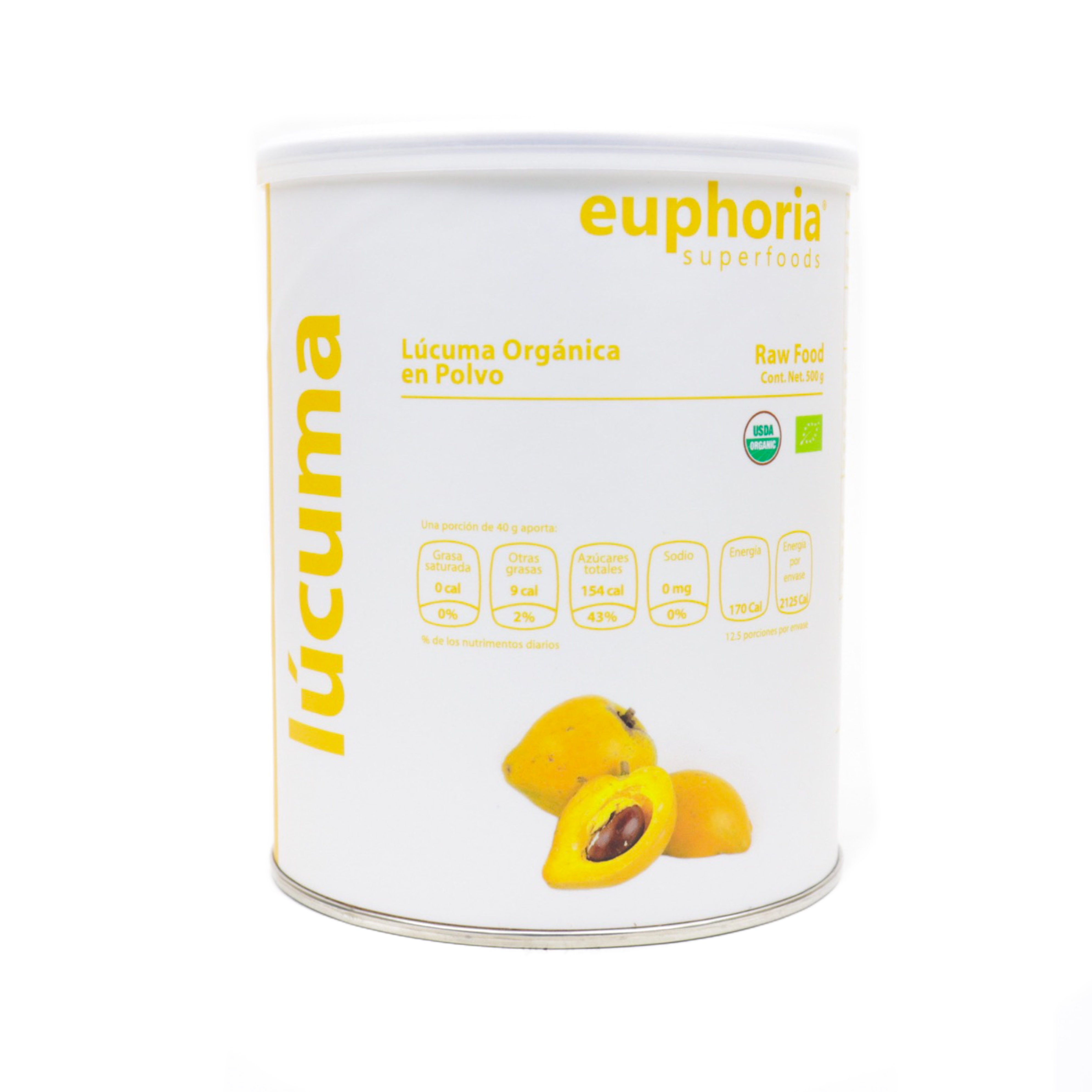 Euphoria Superfoods Lúcuma orgánica 500 g