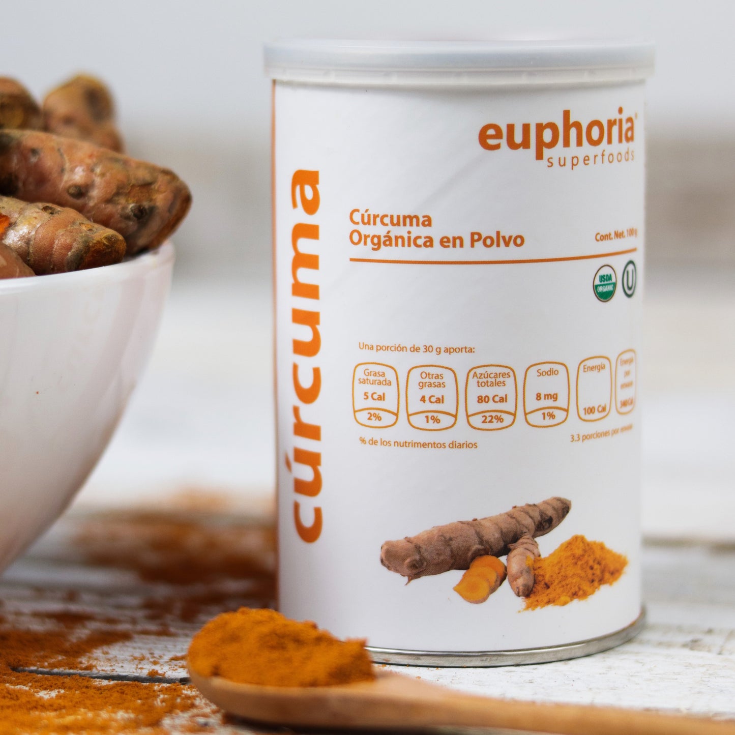 Cúrcuma orgánico - Euphoria Superfoods