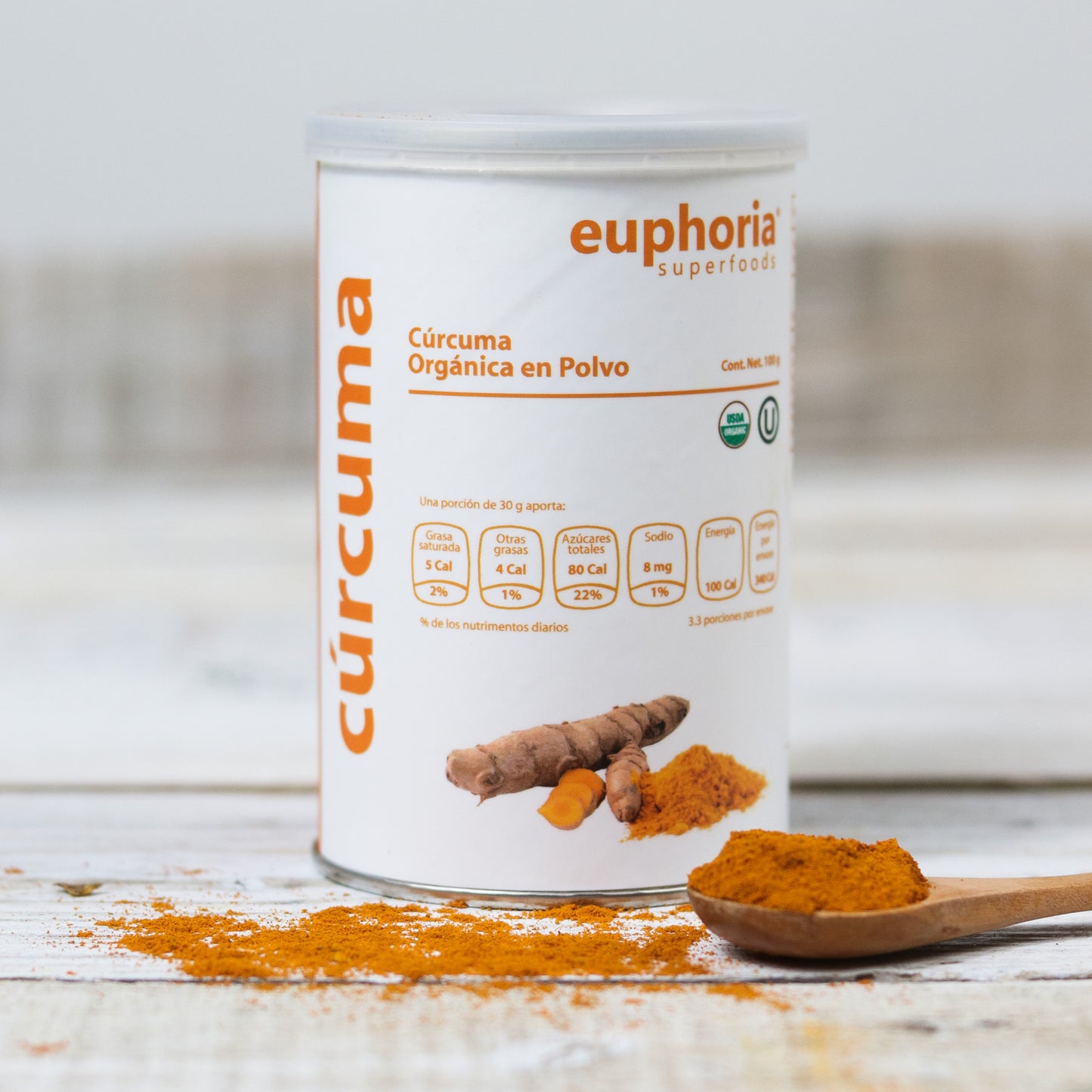 Cúrcuma orgánico - Euphoria Superfoods