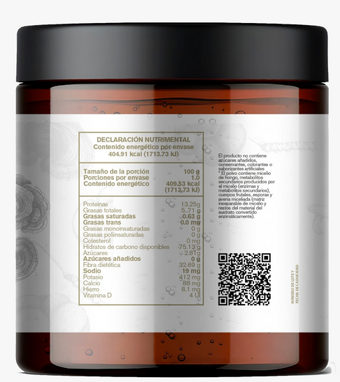 Hongo Chaga de 100 g Adapta Fungi