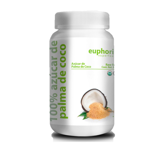 Azúcar de palma de coco orgánico - Euphoria Superfoods