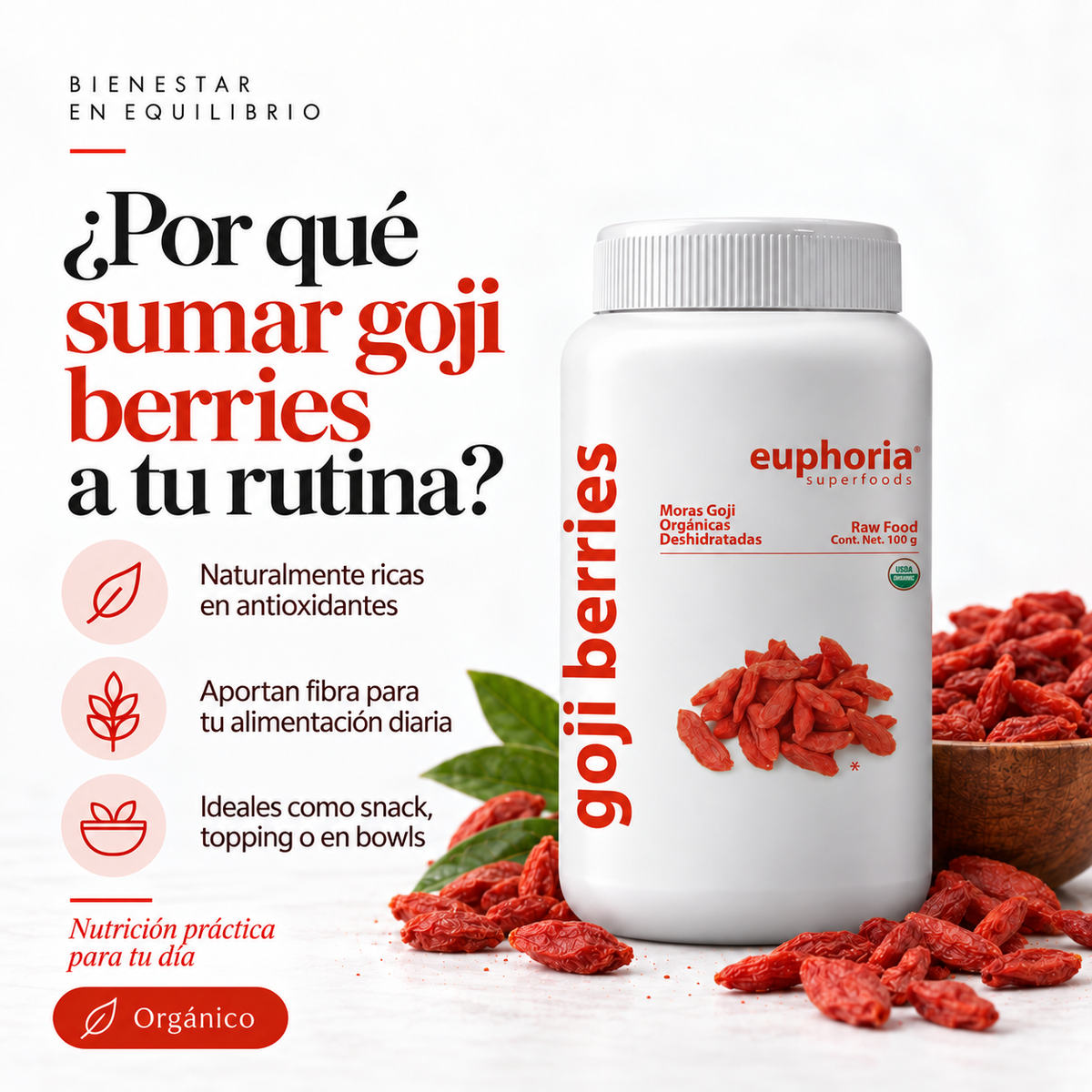 Goji Berries Orgánicos