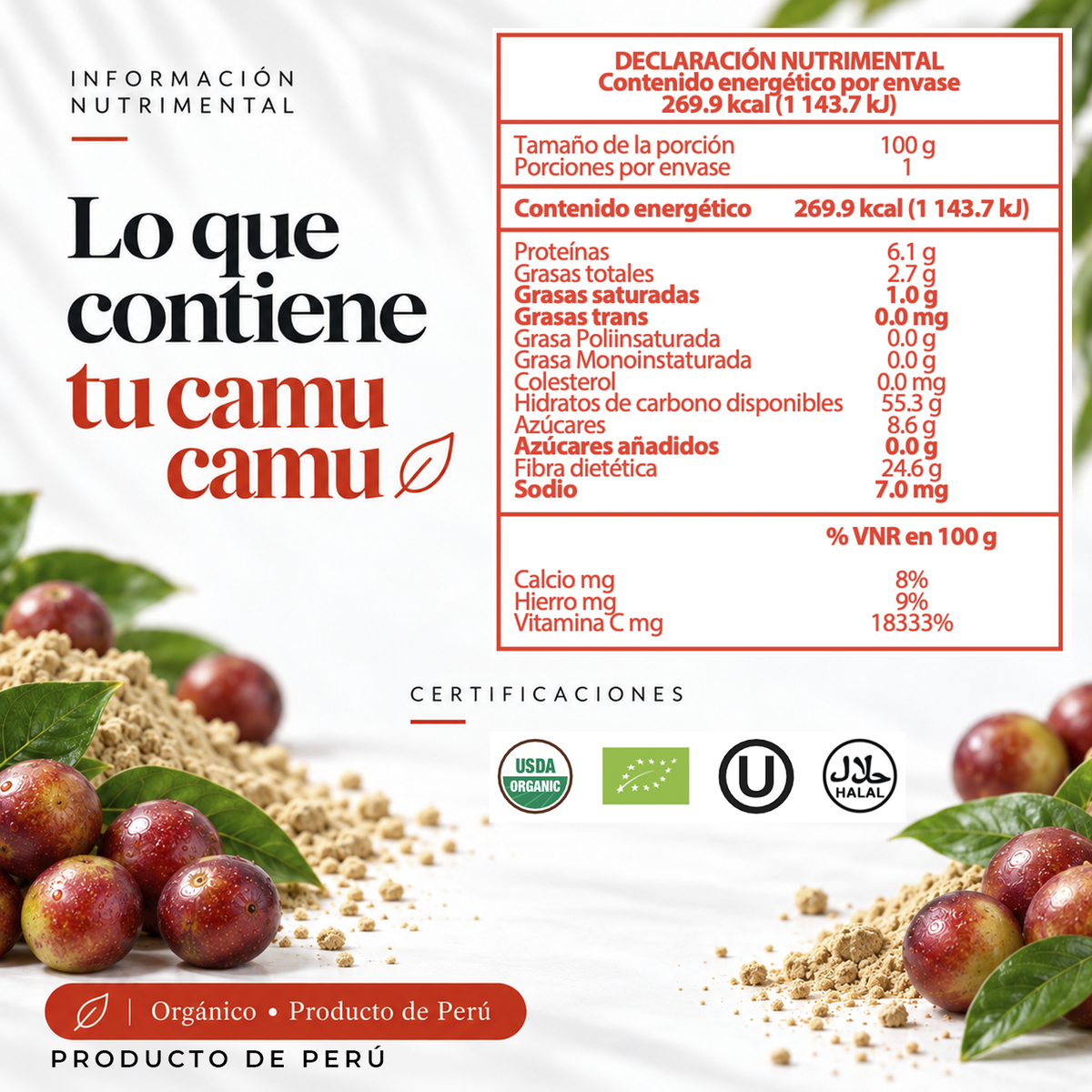 Camu Camu Orgánico