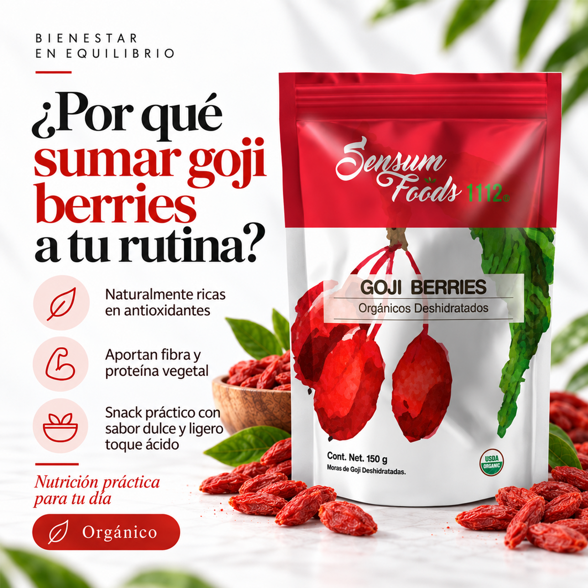 Goji berries orgánicos