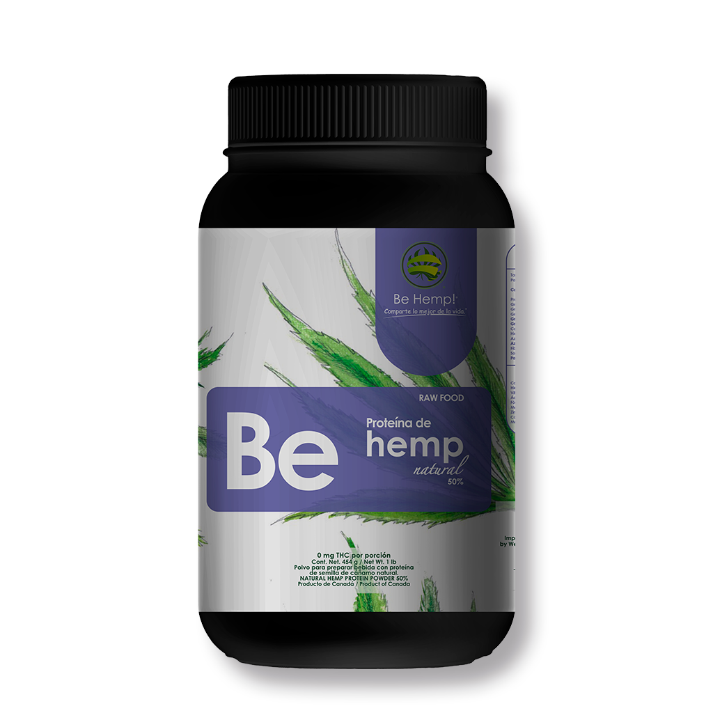 Proteína de hemp natural al 50%