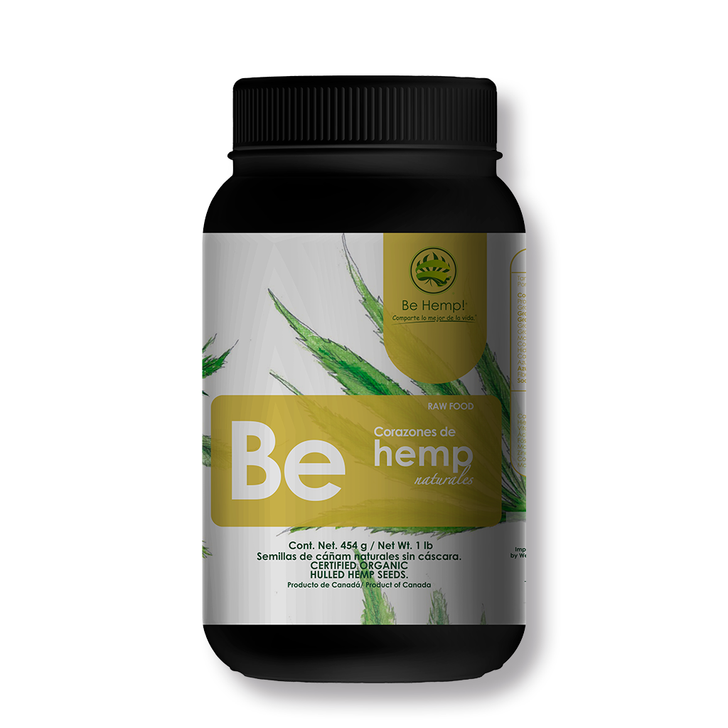 Corazones de hemp naturales