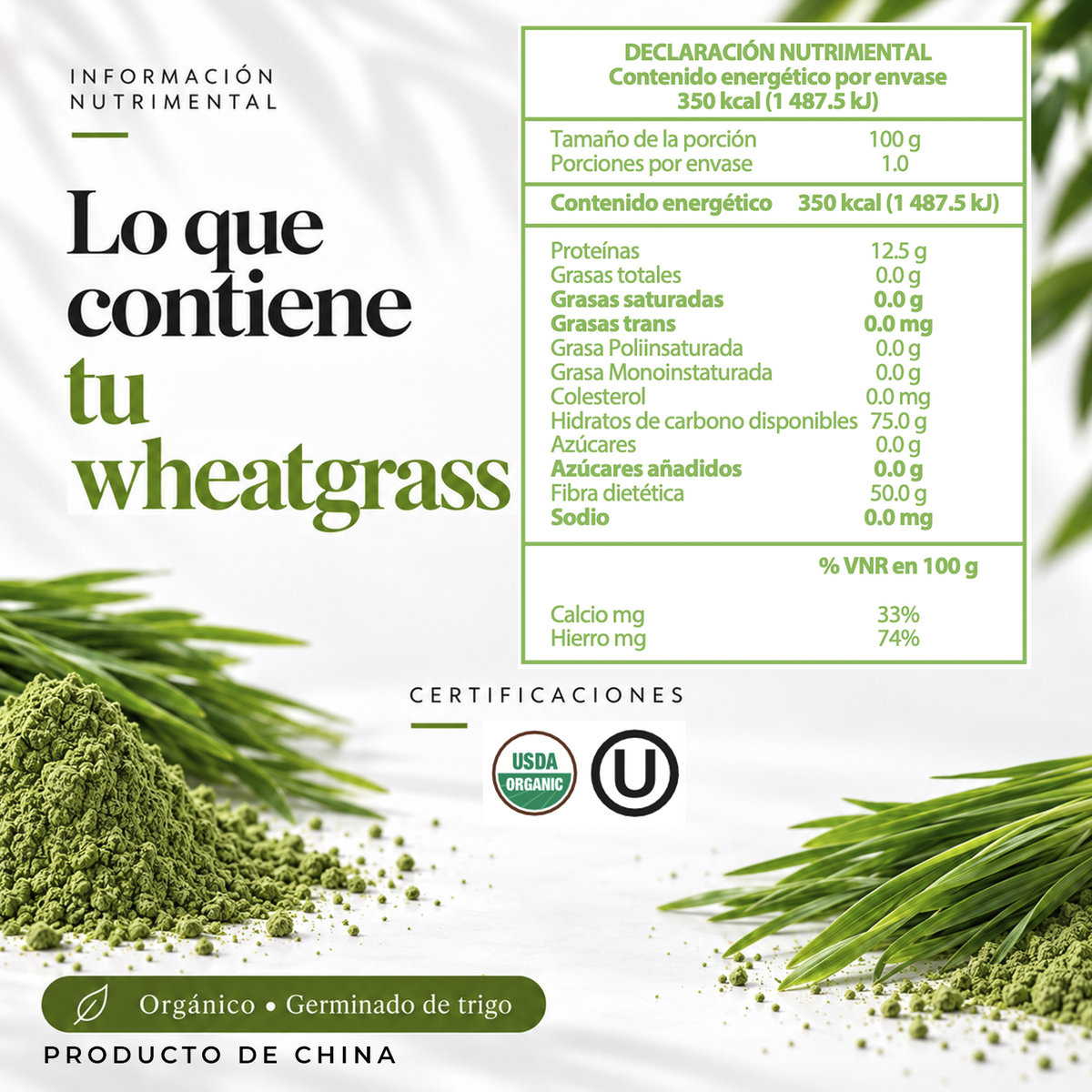 Wheatgrass Orgánico