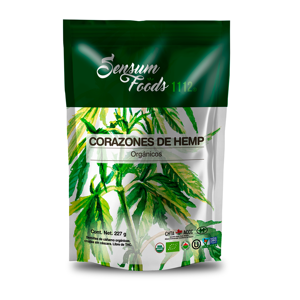 Corazones de hemp orgánicos