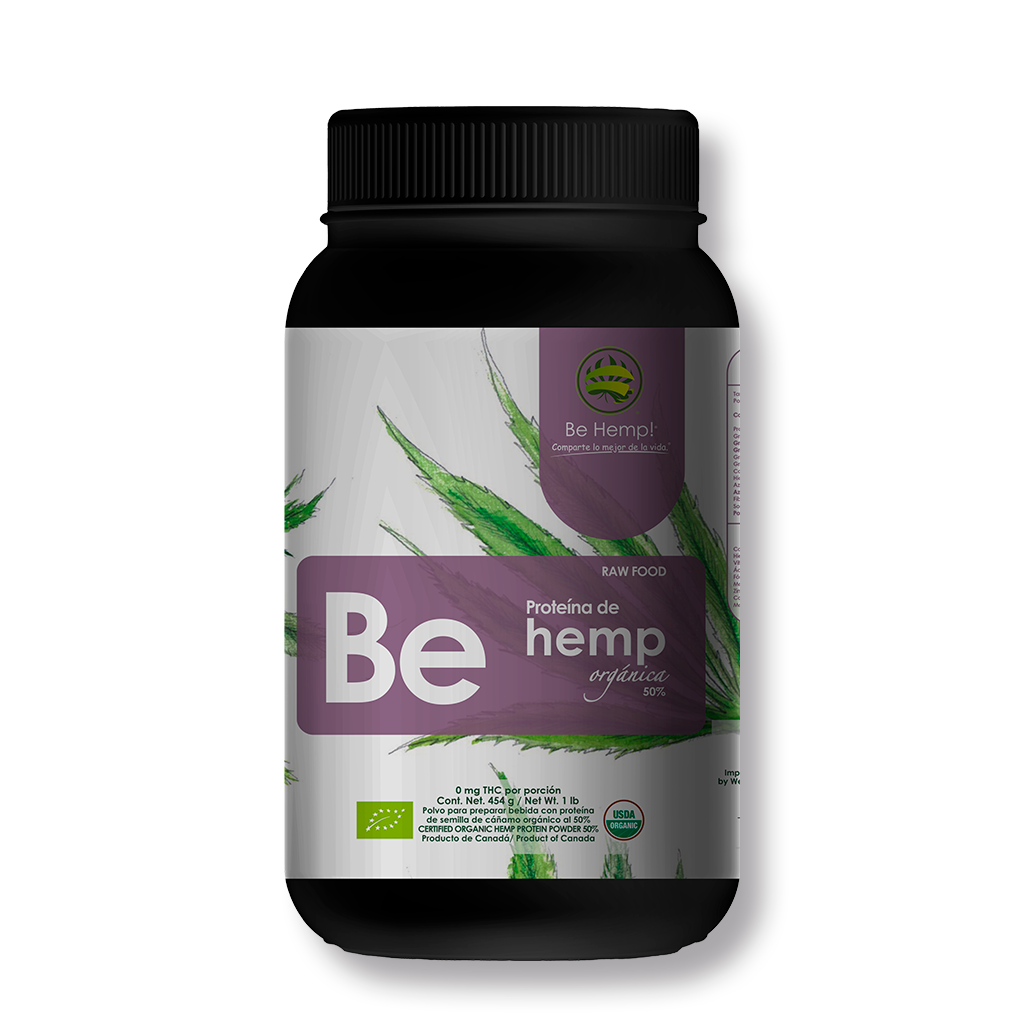 Proteína de hemp orgánica al 50%