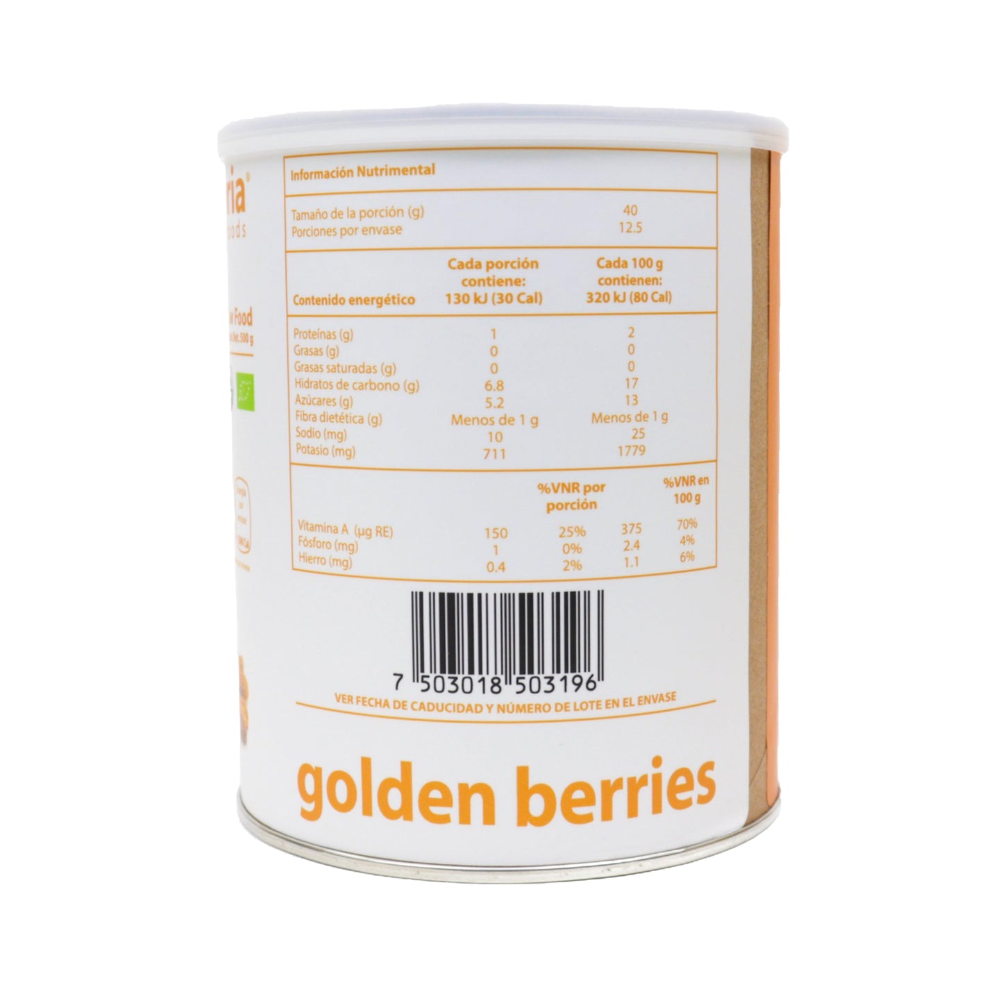 Golden berries orgánico - Euphoria Superfoods