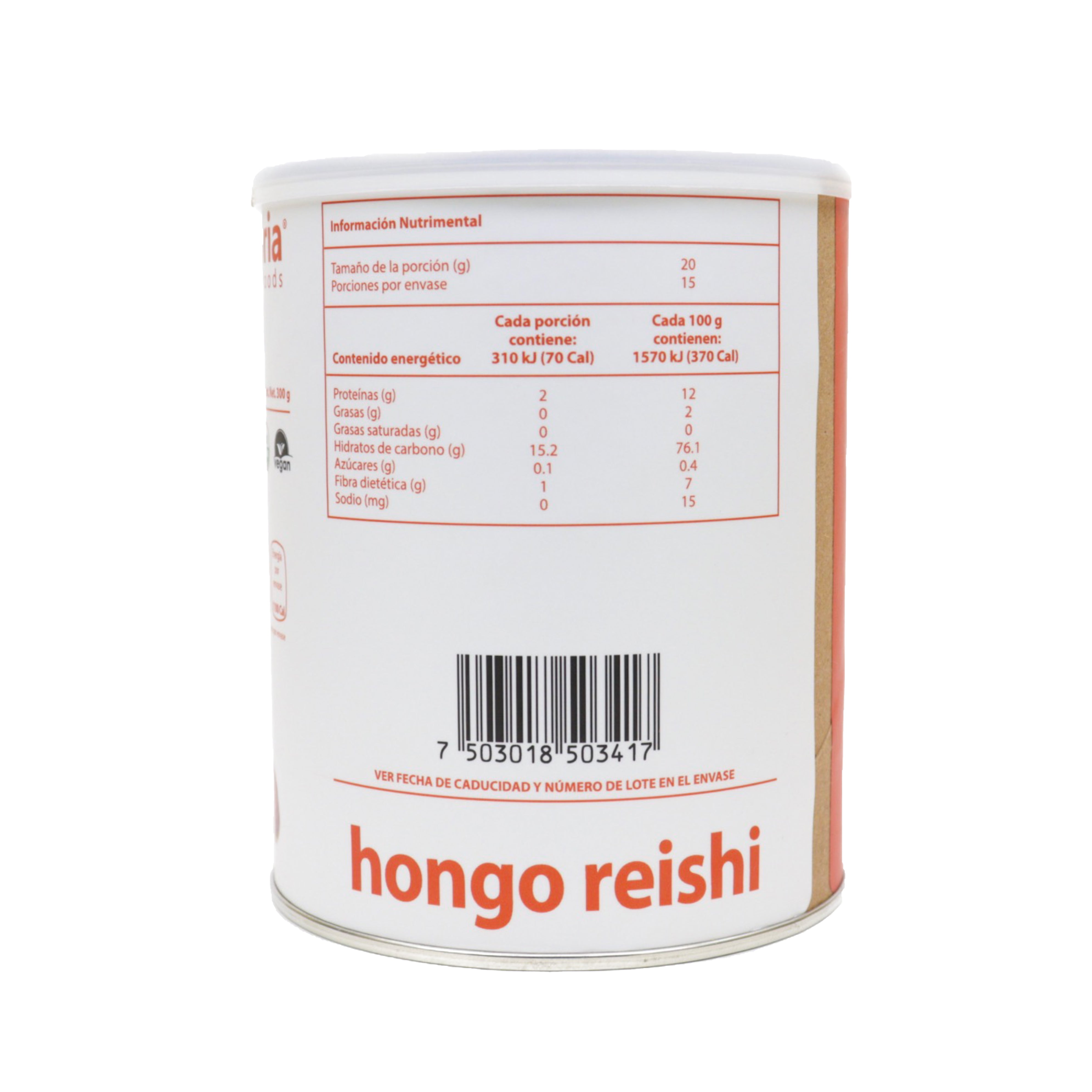 Hongo Reishi Orgánico