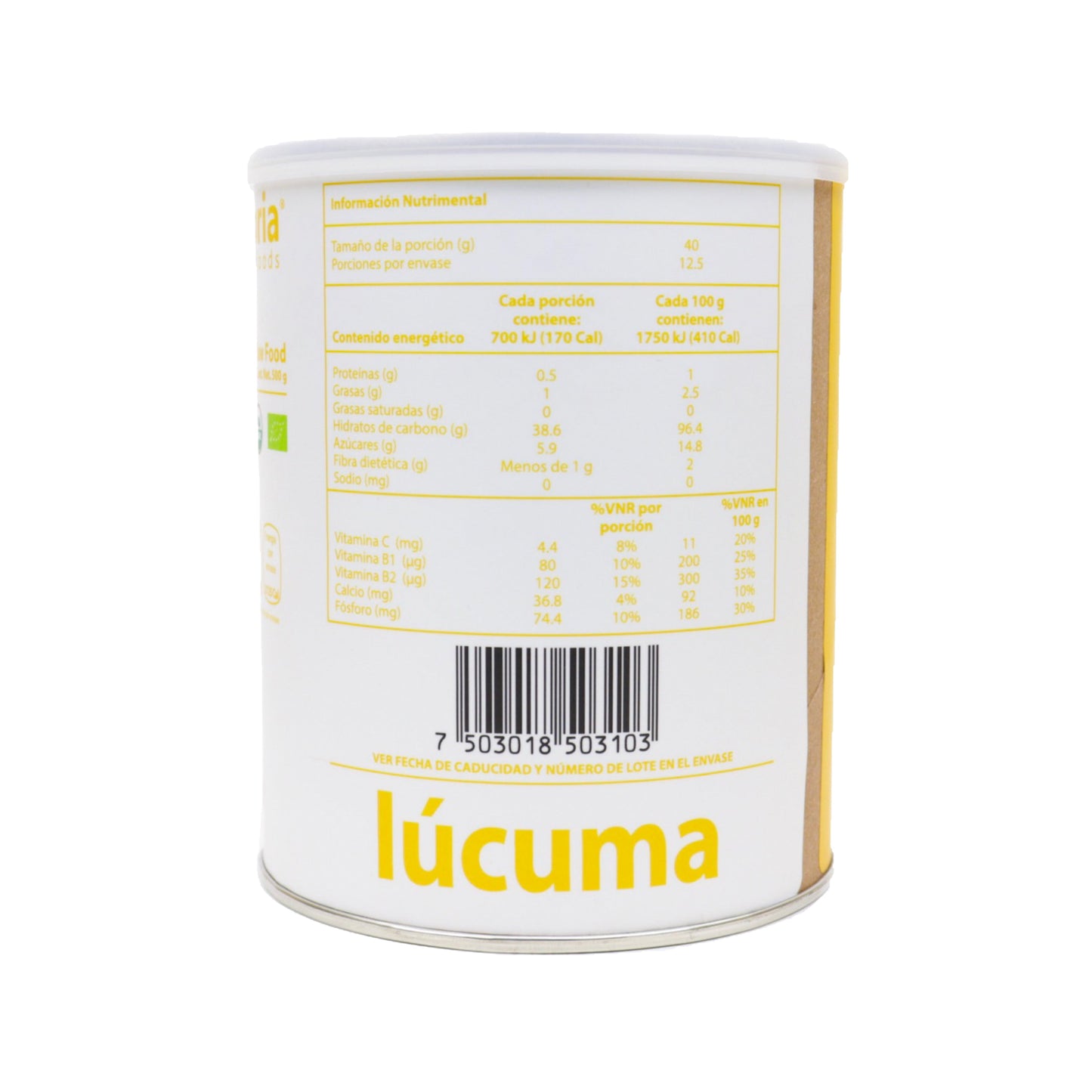 Lúcuma orgánica - Euphoria Superfoods