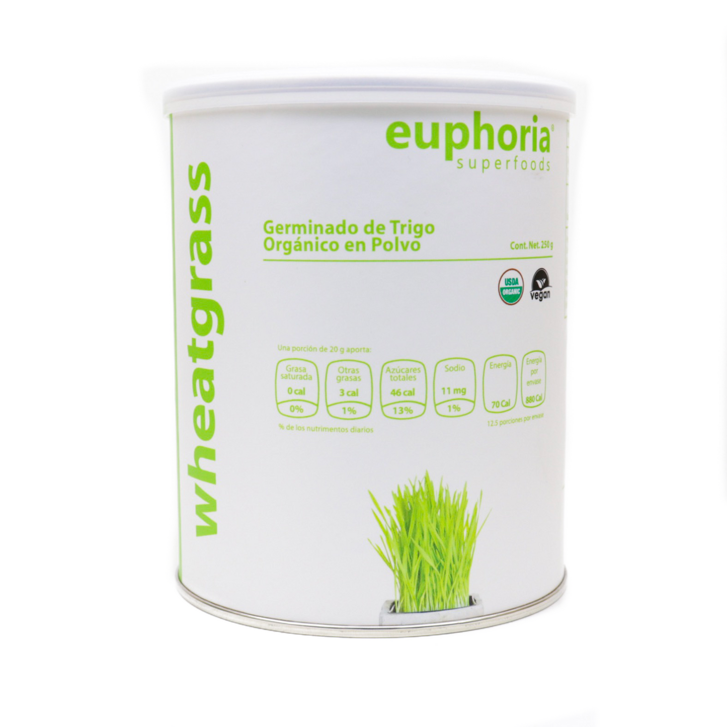 Wheatgrass orgánico - Euphoria Superfoods