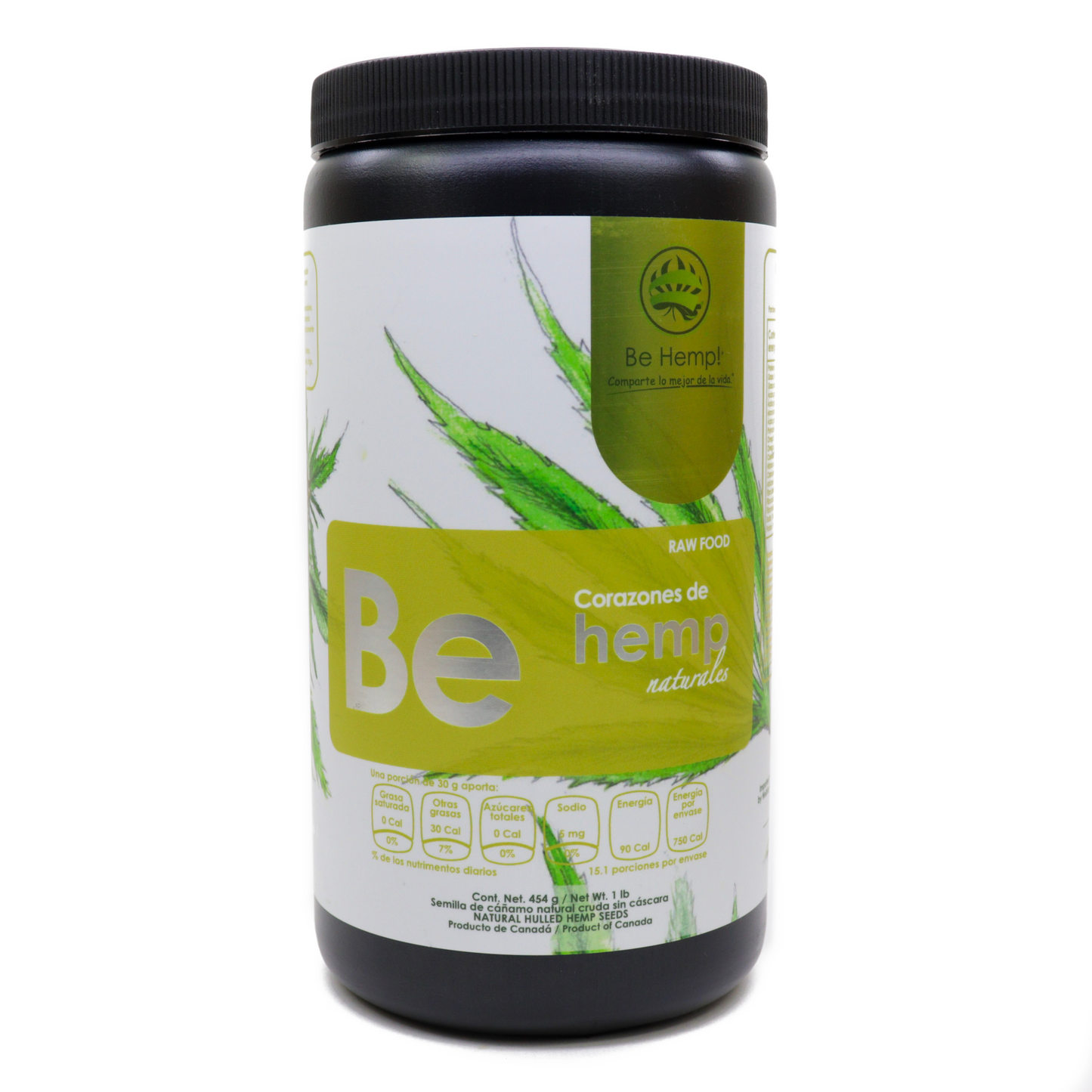 Corazones de hemp naturales - Be Hemp!