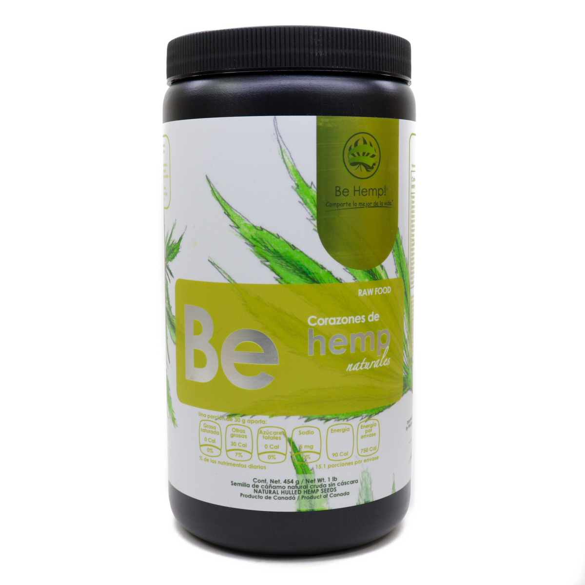 Corazones de hemp naturales
