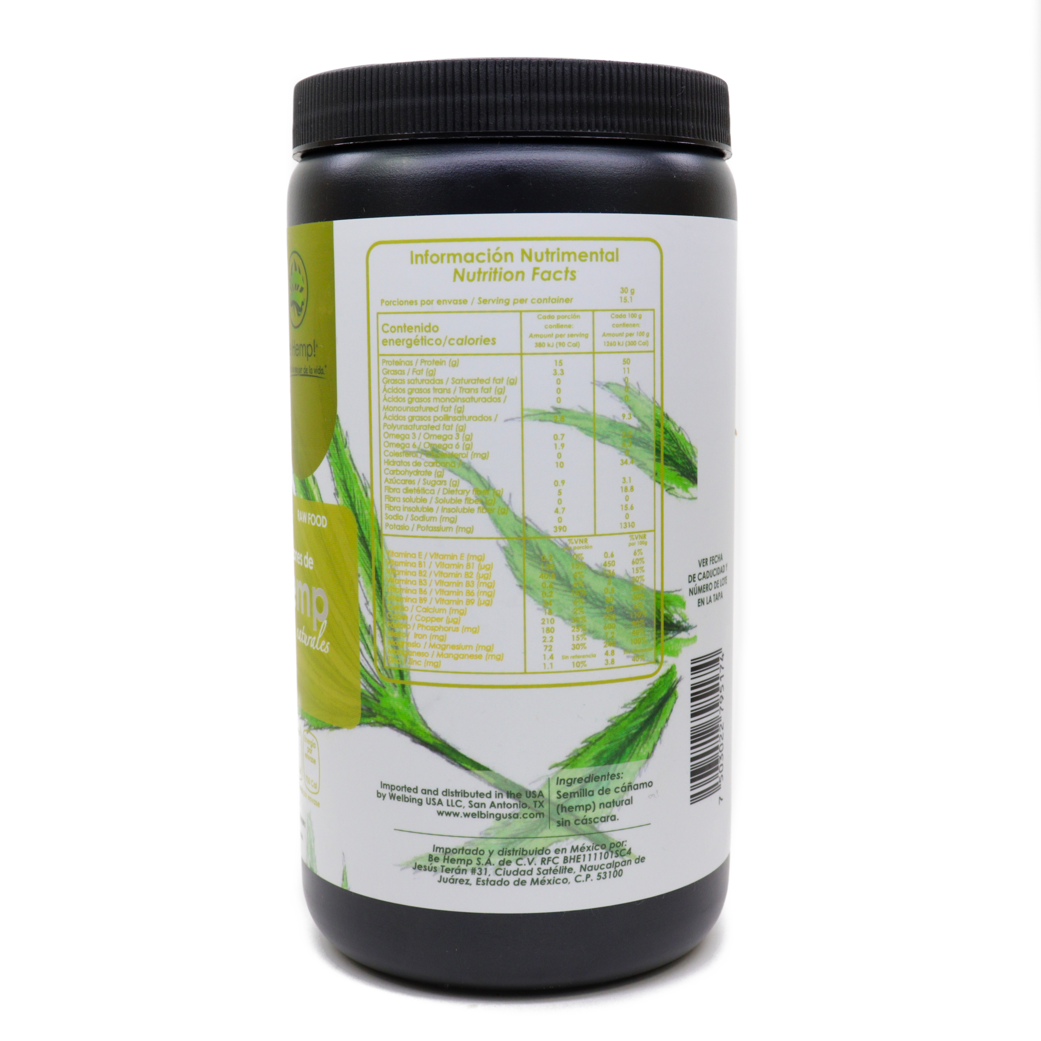 Corazones de hemp naturales