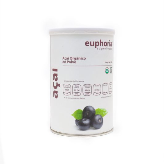 Açaí Orgánico en Polvo - Euphoria Superfoods