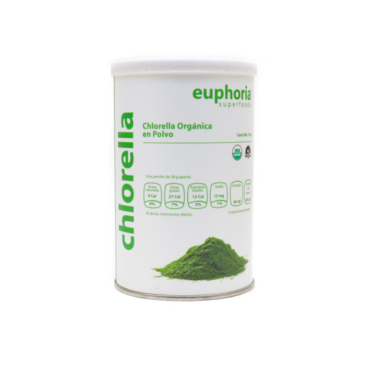 Chlorella orgánico - Euphoria Superfoods