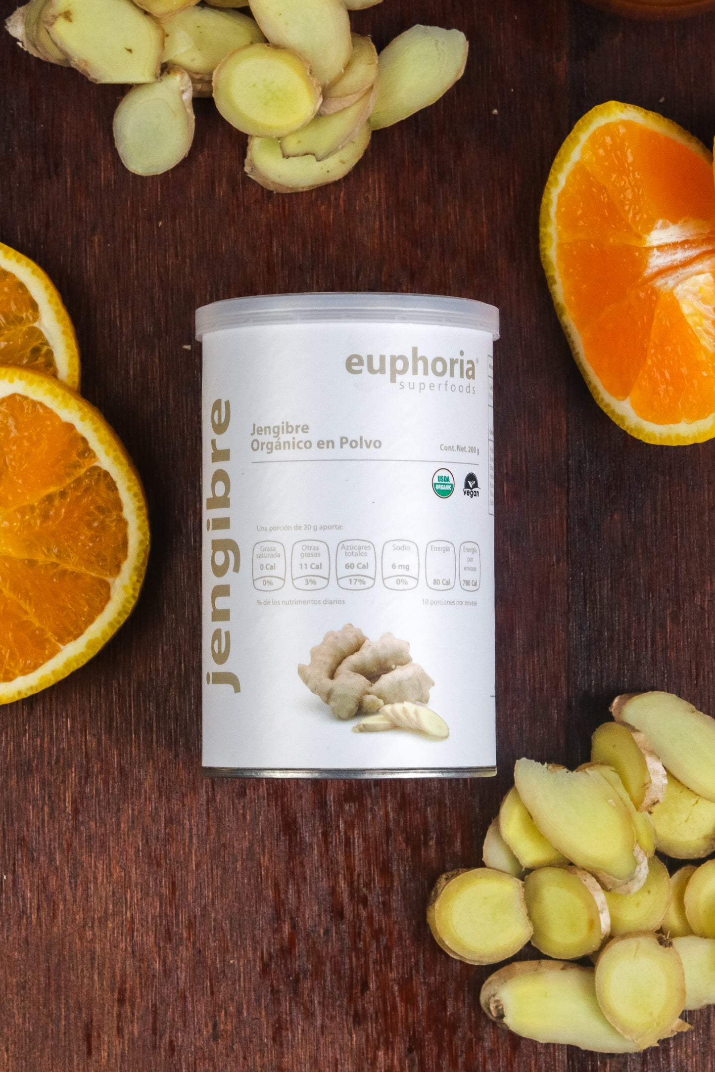 Jengibre orgánico - Euphoria Superfoods